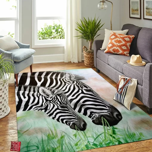 Zebra Rectangle Rug