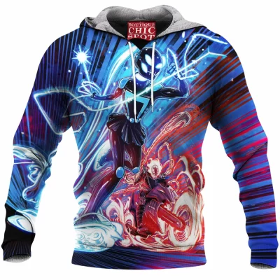 Comic Fleece-Hoodie, Ghost Rider Fleece-Hoodie