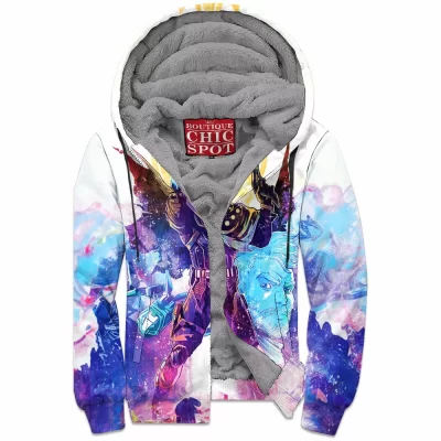 Comic Zip-Fleece-Hoodie, Guardians of The Galaxy Zip-Fleece-Hoodie