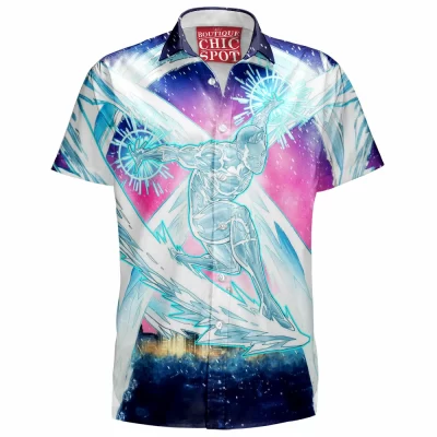Comic Hawaiian-Shirt, Iceman Hawaiian-Shirt, X-men Hawaiian-Shirt