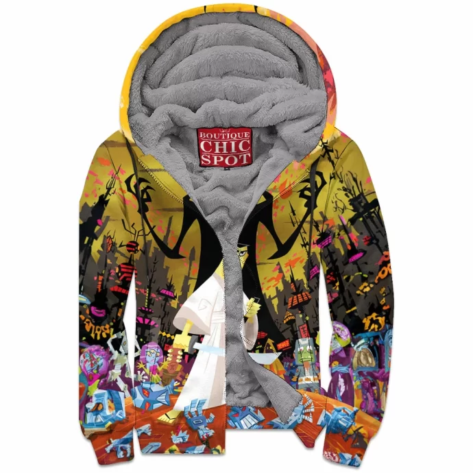 Samurai Jack Zip Fleece Hoodie