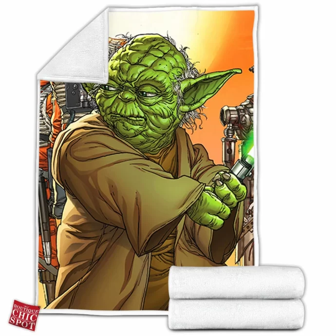 Yoda Fleece Blanket