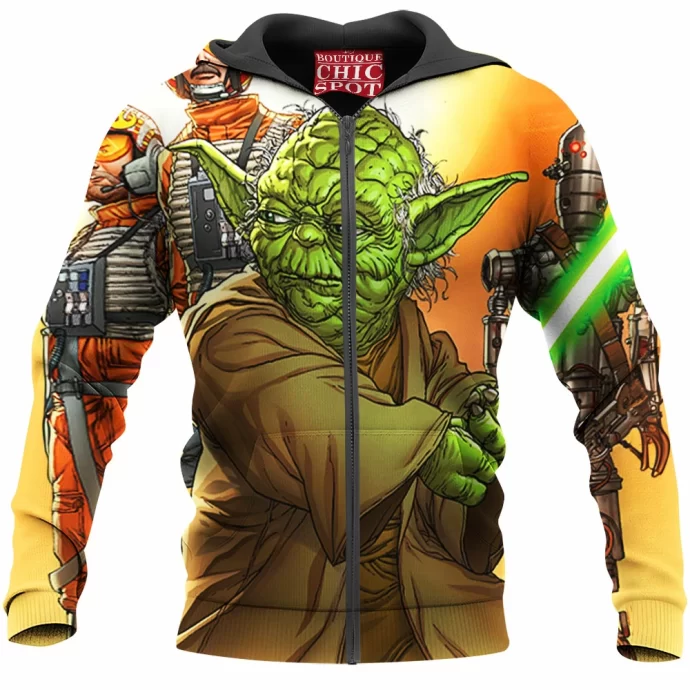 Yoda Zip Hoodie