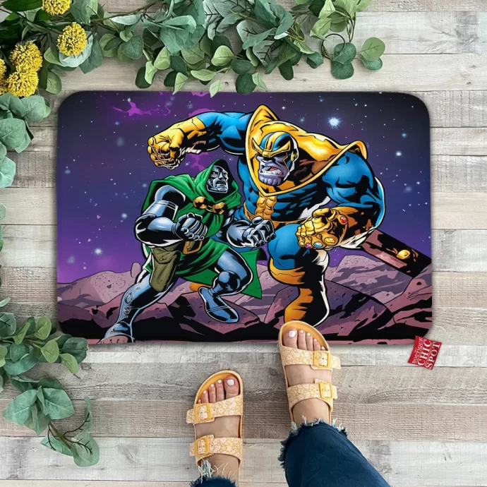 Doctor Doom vs Thanos Doormat