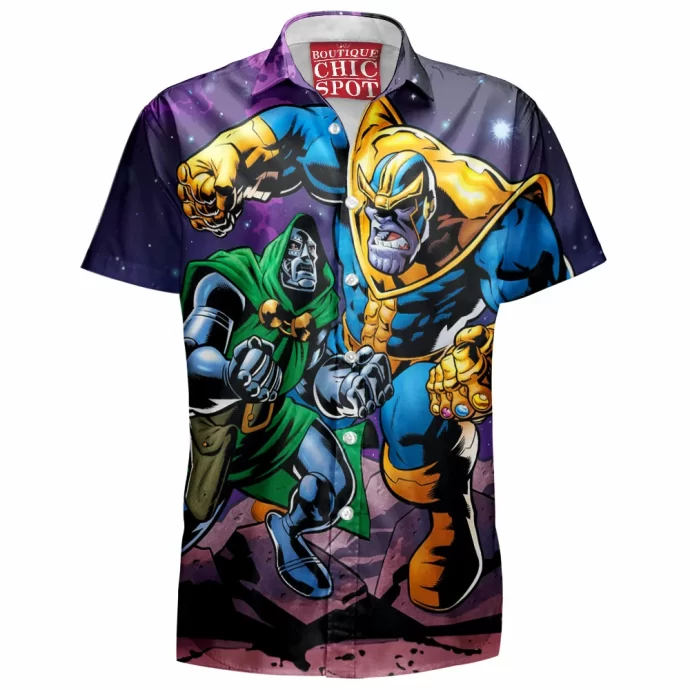 Doctor Doom vs Thanos Hawaiian Shirt