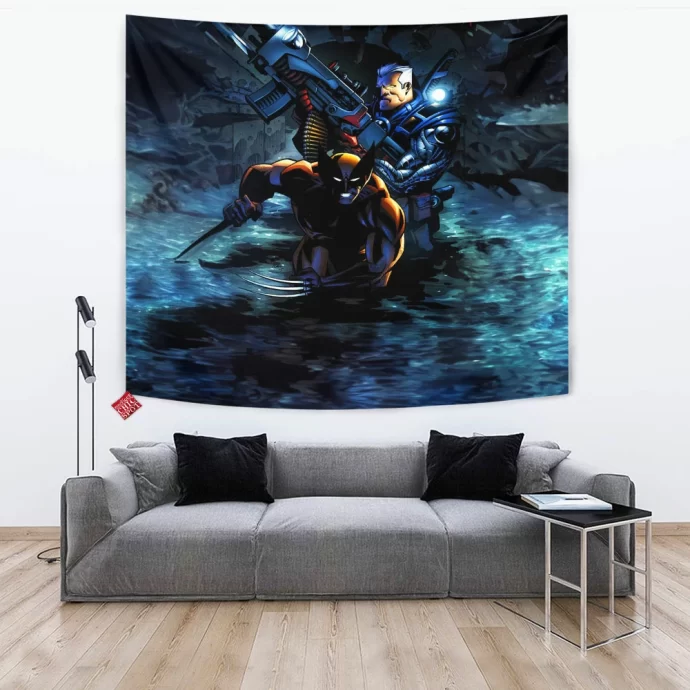 Wolverine x Cable Tapestry