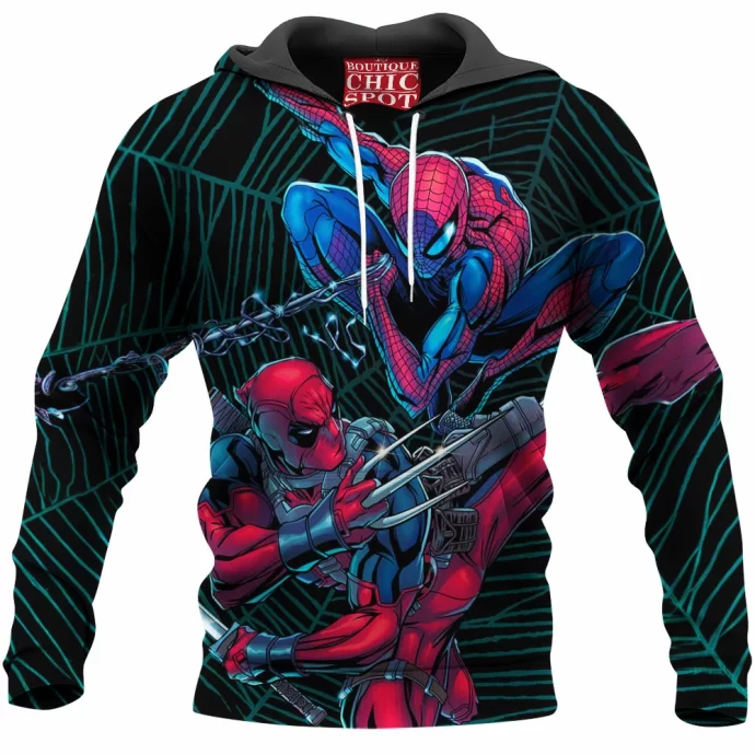 Spider-man vs Deadpool Hoodie