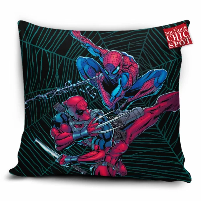 Spider-man vs Deadpool Pillow Cover