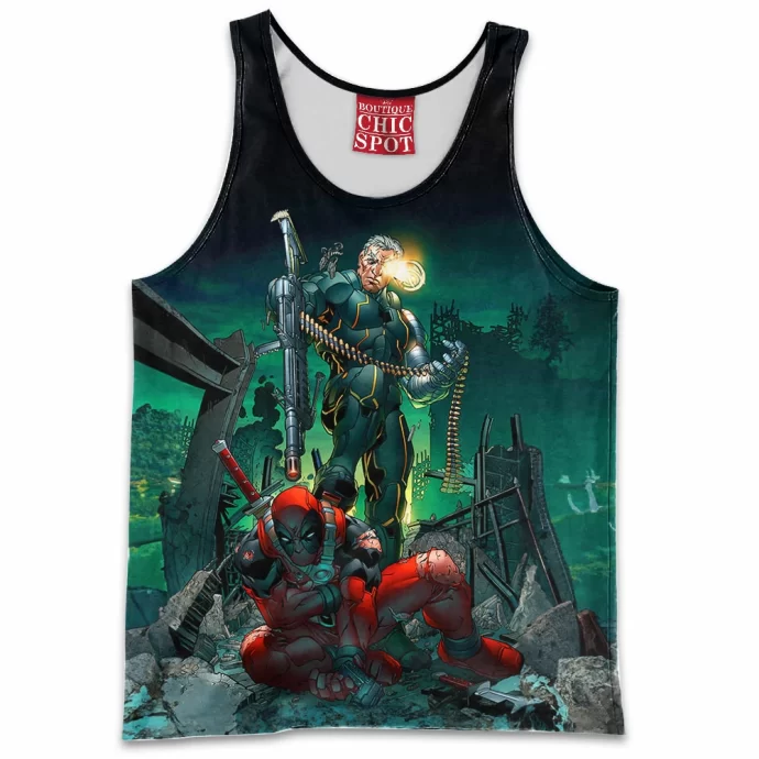 Cable vs Deadpool Tank Top