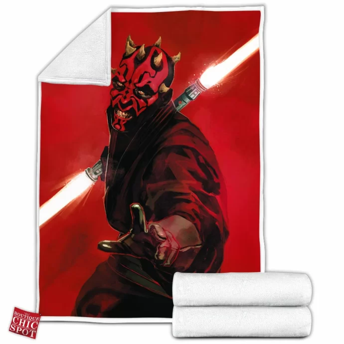 Darth Maul Fleece Blanket