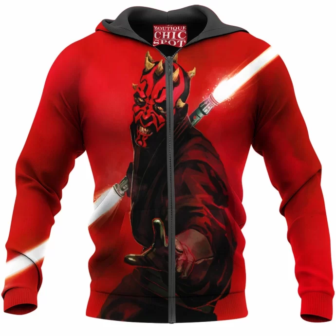 Darth Maul Zip Hoodie