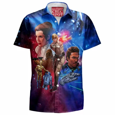 Sci-Fi Hawaiian-Shirt, Star Wars Hawaiian-Shirt