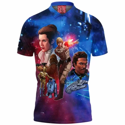 Sci-Fi Shirt, Sci-Fi Polo Shirt, Star Wars Polo Shirt