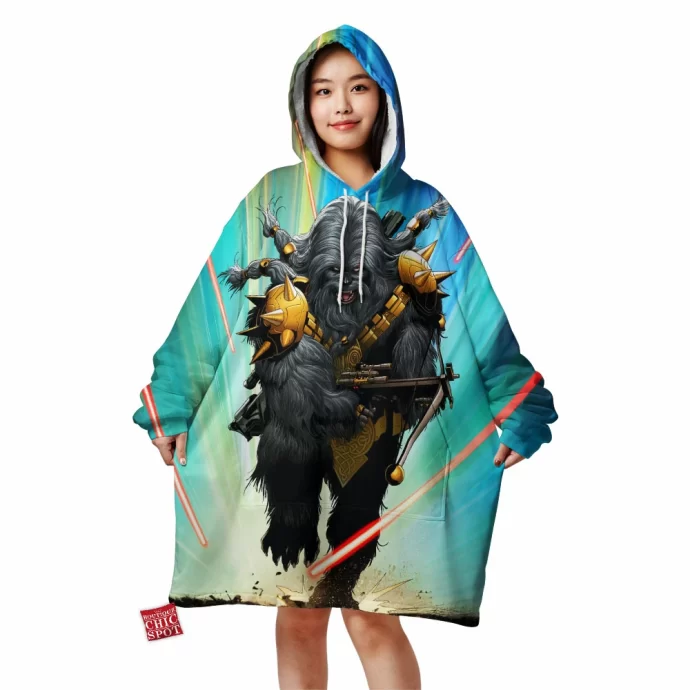 Black Krrsantan Blanket Hoodie