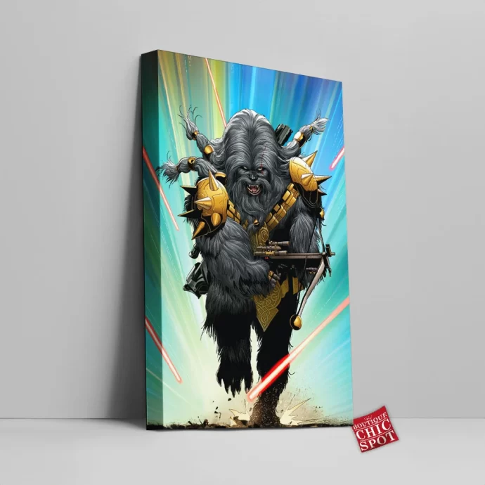 Black Krrsantan Canvas Wall Art