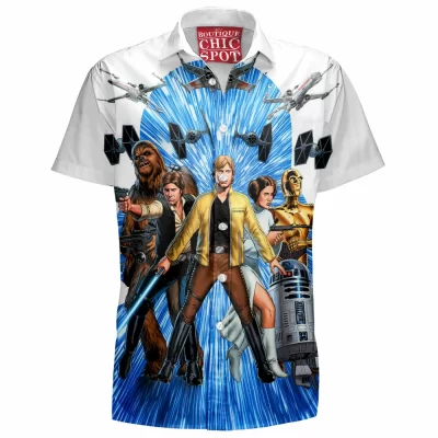 Sci-Fi Hawaiian-Shirt, Star Wars Hawaiian-Shirt