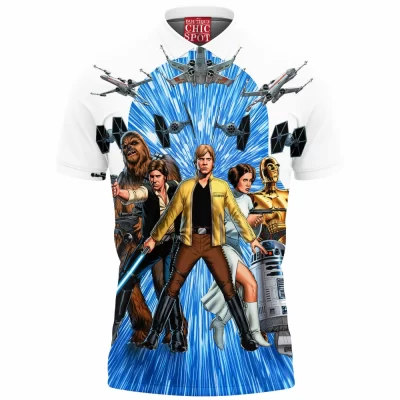 Sci-Fi Shirt, Sci-Fi Polo Shirt, Star Wars Polo Shirt
