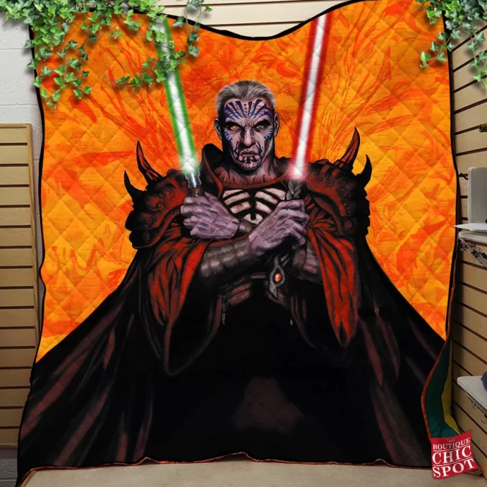 Darth Krayt Quilt Blanket