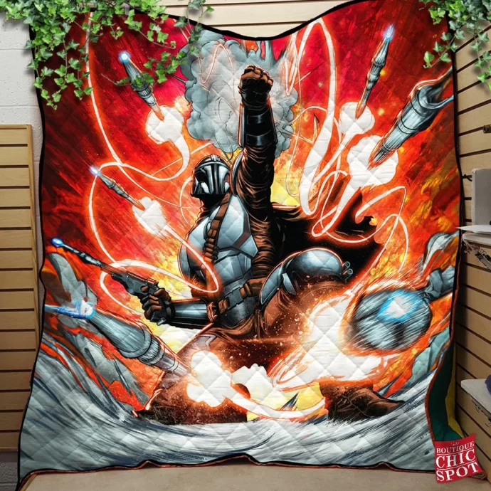 The Mandalorian Quilt Blanket