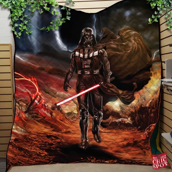 Darth Vader Quilt Blanket