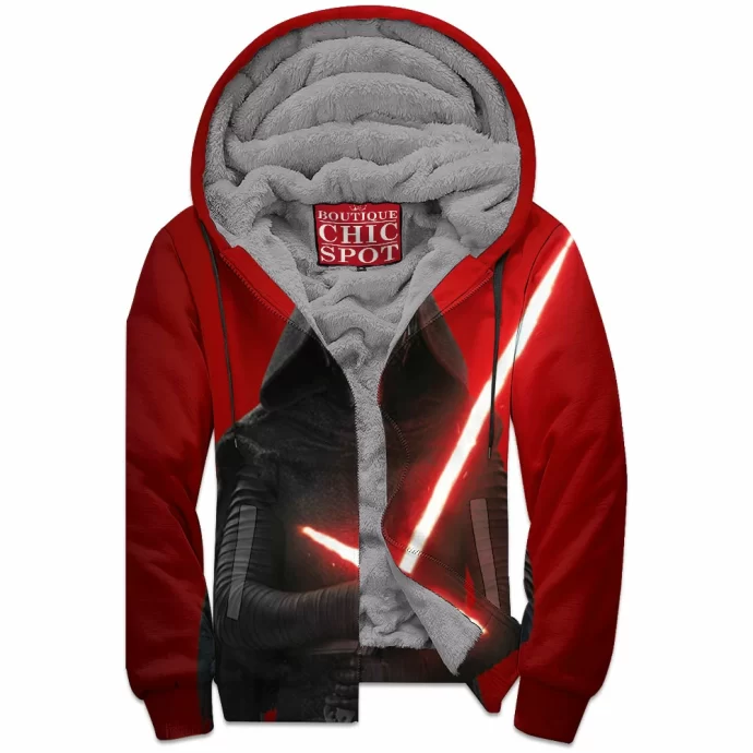 Kylo Ren Zip Fleece Hoodie