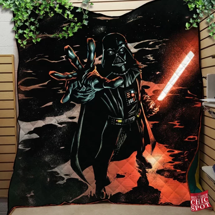 Darth Vader Quilt Blanket