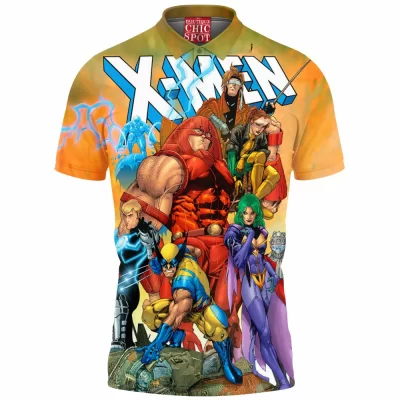 Comic Polo Shirt, X-men Polo Shirt