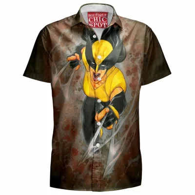 Comic Hawaiian-Shirt, X-23 Hawaiian-Shirt, X-men Hawaiian-Shirt