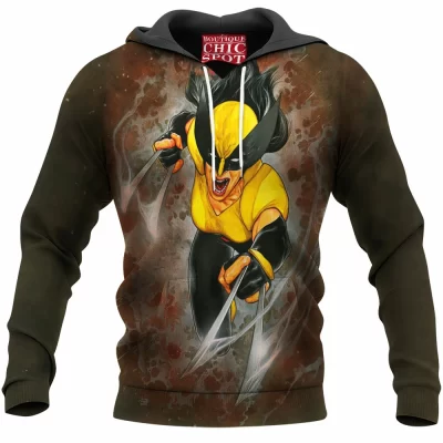 Comic Hoodie, X-23 Hoodie, X-men Hoodie