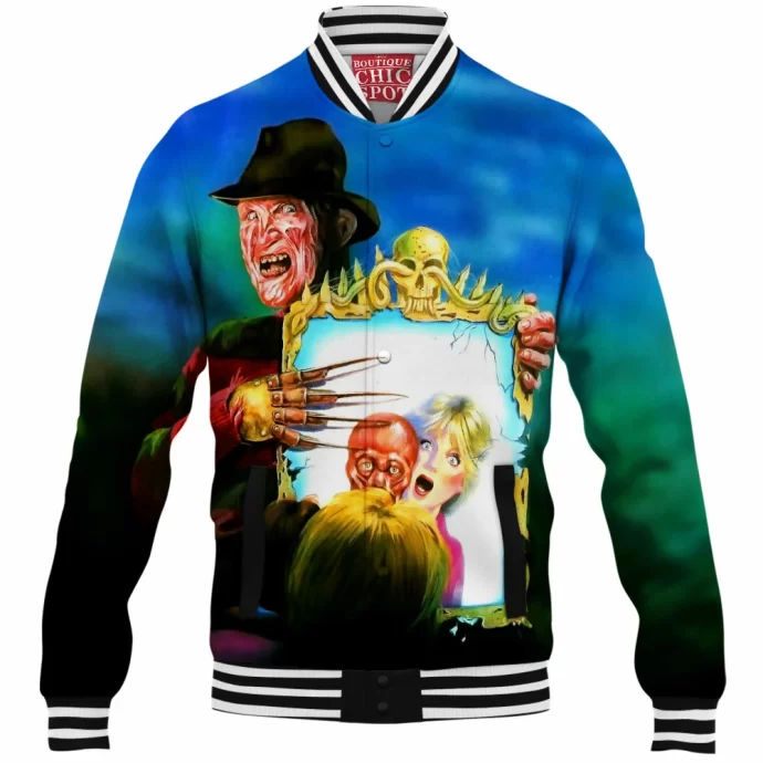 A Nightmare On Elm Street Baseball Jacket