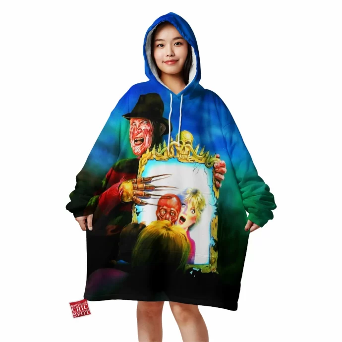 A Nightmare On Elm Street Blanket Hoodie