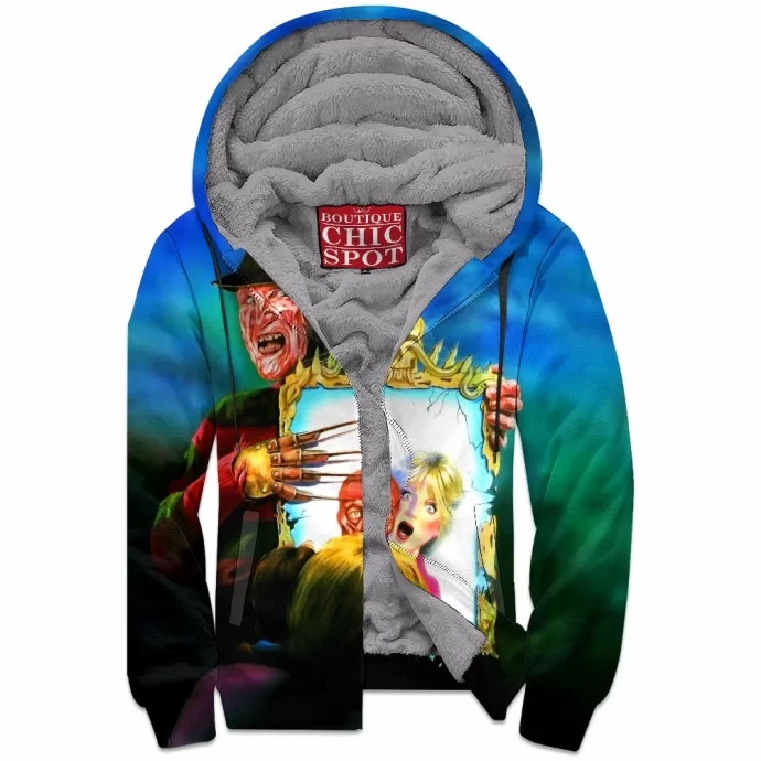 A Nightmare On Elm Street Zip Fleece Hoodie