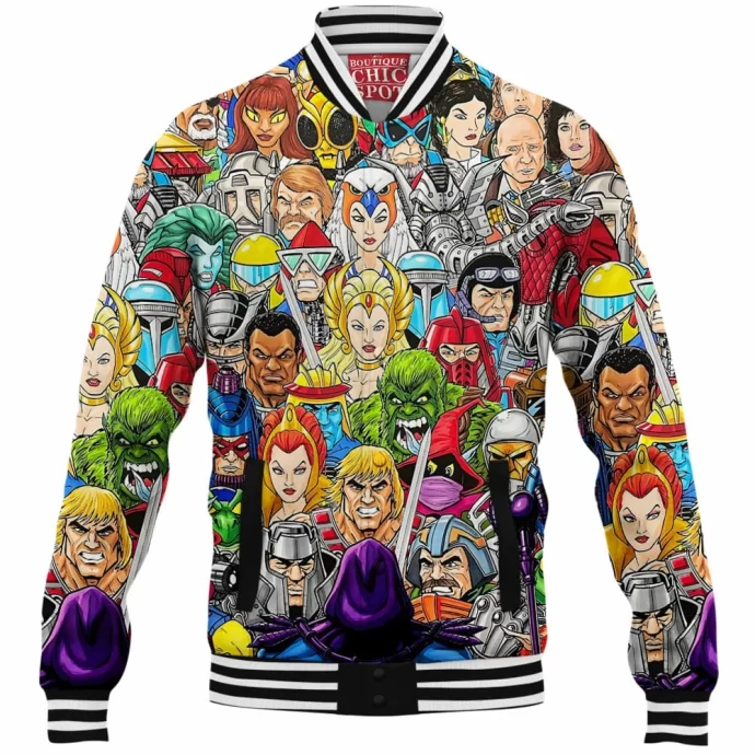 Skeletor He-man Masters of the Universe Baseball Jacket