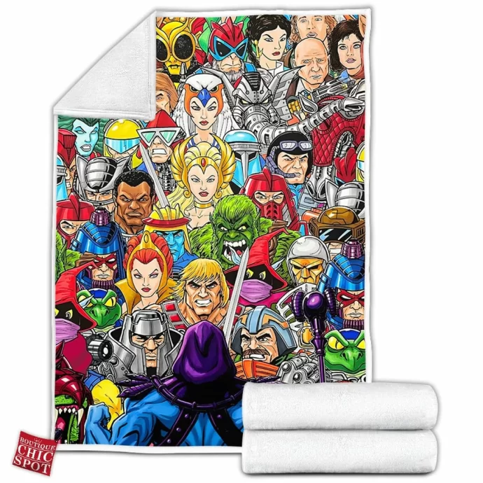 Skeletor He-man Masters of the Universe Fleece Blanket