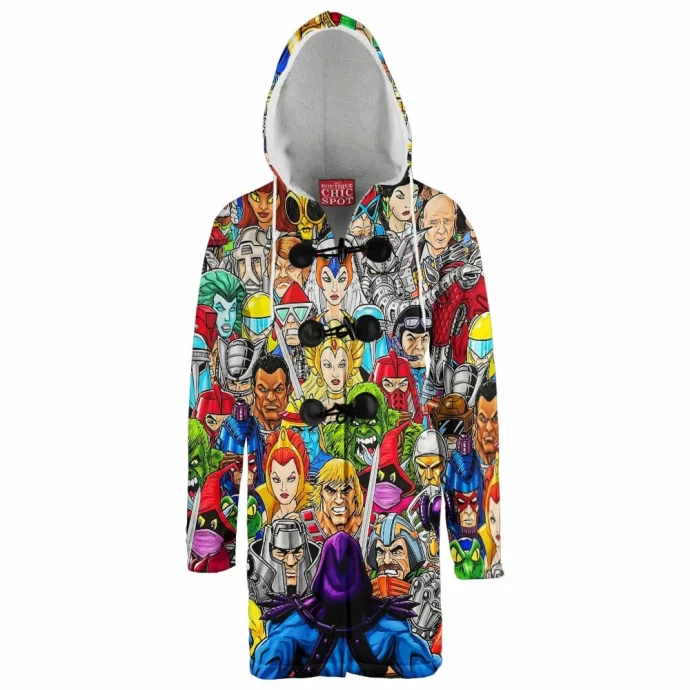 Skeletor He-man Masters of the Universe Hooded Cloak Coat