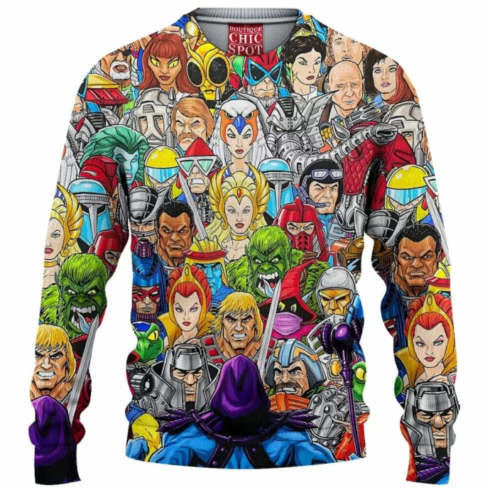 Skeletor He-man Masters of the Universe Knitted Sweater