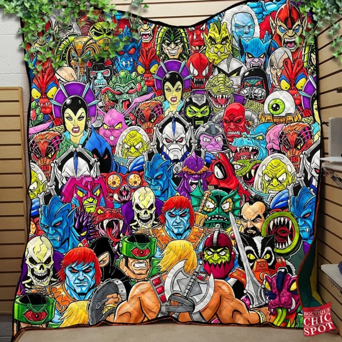 He-man Masters of the Universe Quilt Blanket