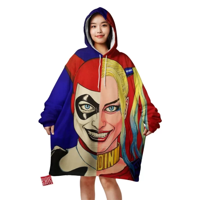 Harley Quinn Blanket Hoodie