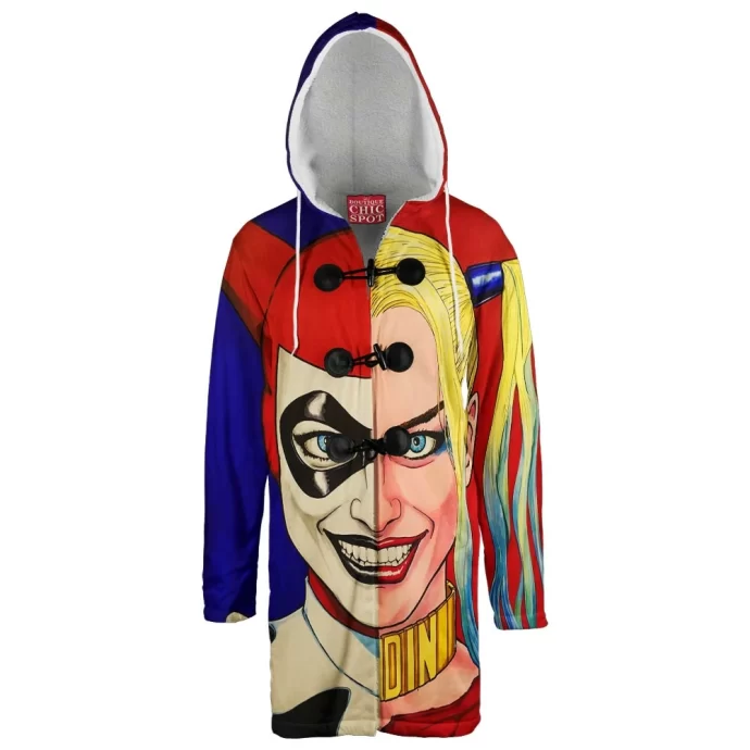 Harley Quinn Hooded Cloak Coat