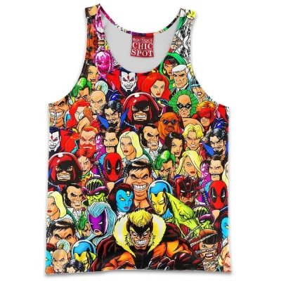 Comic Tank-Top, X-men Tank-Top, X-men Villains Tank-Top