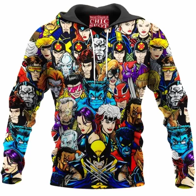 Comic Hoodie, Wolverine Hoodie, Wolverine Villains Hoodie, X-men Hoodie