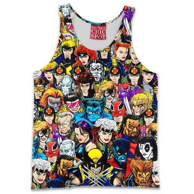 Comic Tank-Top, Wolverine Tank-Top, Wolverine Villains Tank-Top, X-men Tank-Top