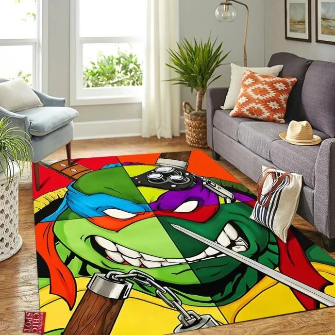 TMNT Rectangle Rug