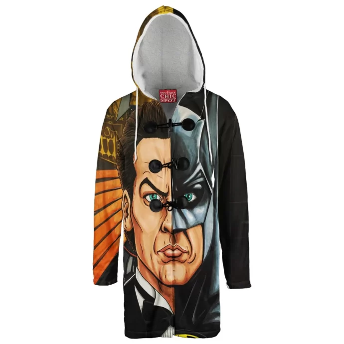 Bruce Wayne Batman Hooded Cloak Coat