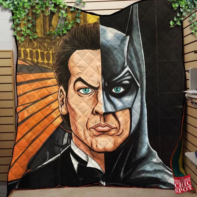 Bruce Wayne Batman Quilt Blanket