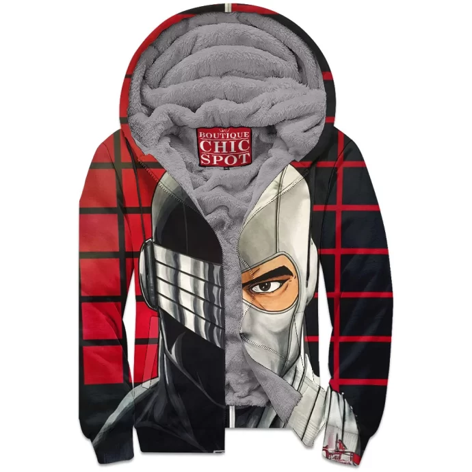 Snake Eyes Zip Fleece Hoodie