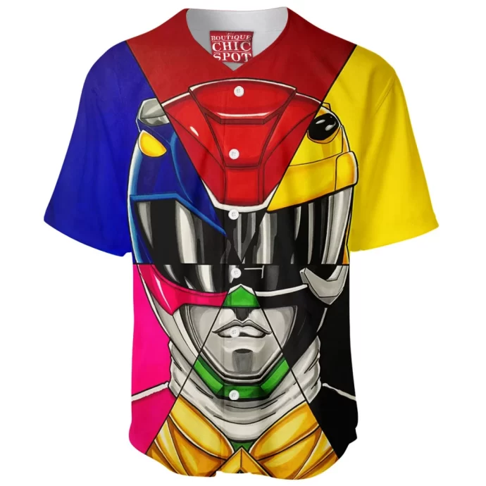 Power Rangers Baseball Jersey