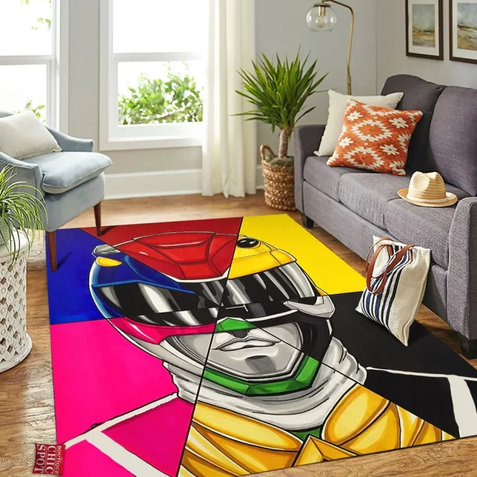 Power Rangers Rectangle Rug