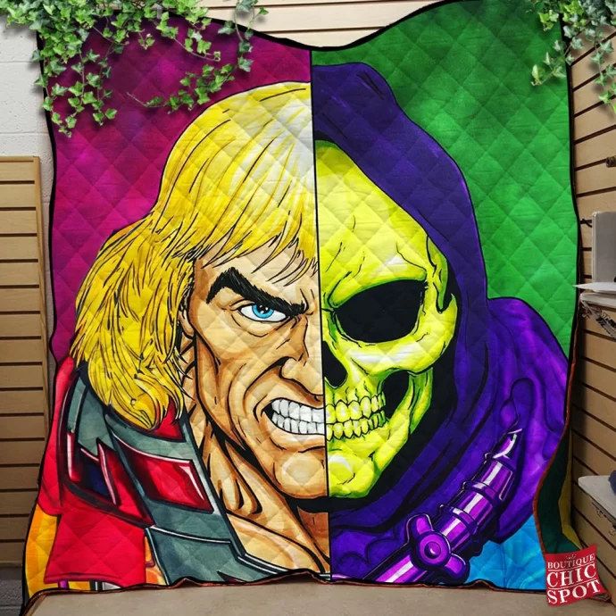 He-man Skeletor Quilt Blanket