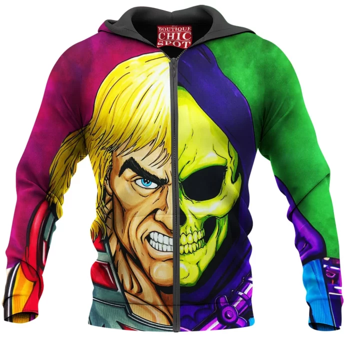 He-man Skeletor Zip Hoodie